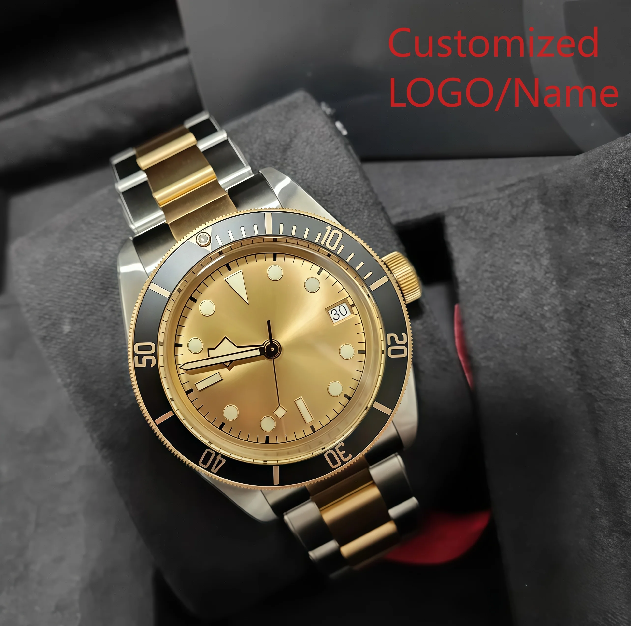 

904L A1212 Store Customized Watches 40mm Men's Automatic Stainless Steel Watch