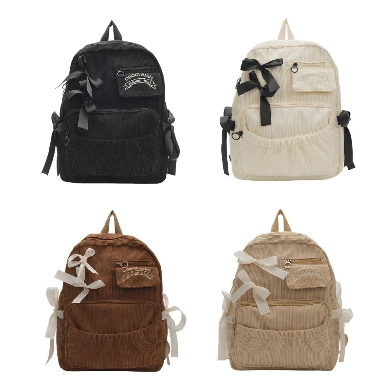 

Lovely Bows Backpack School Backpack Large Capacity Backpack Aesthetic Backpack Dropship