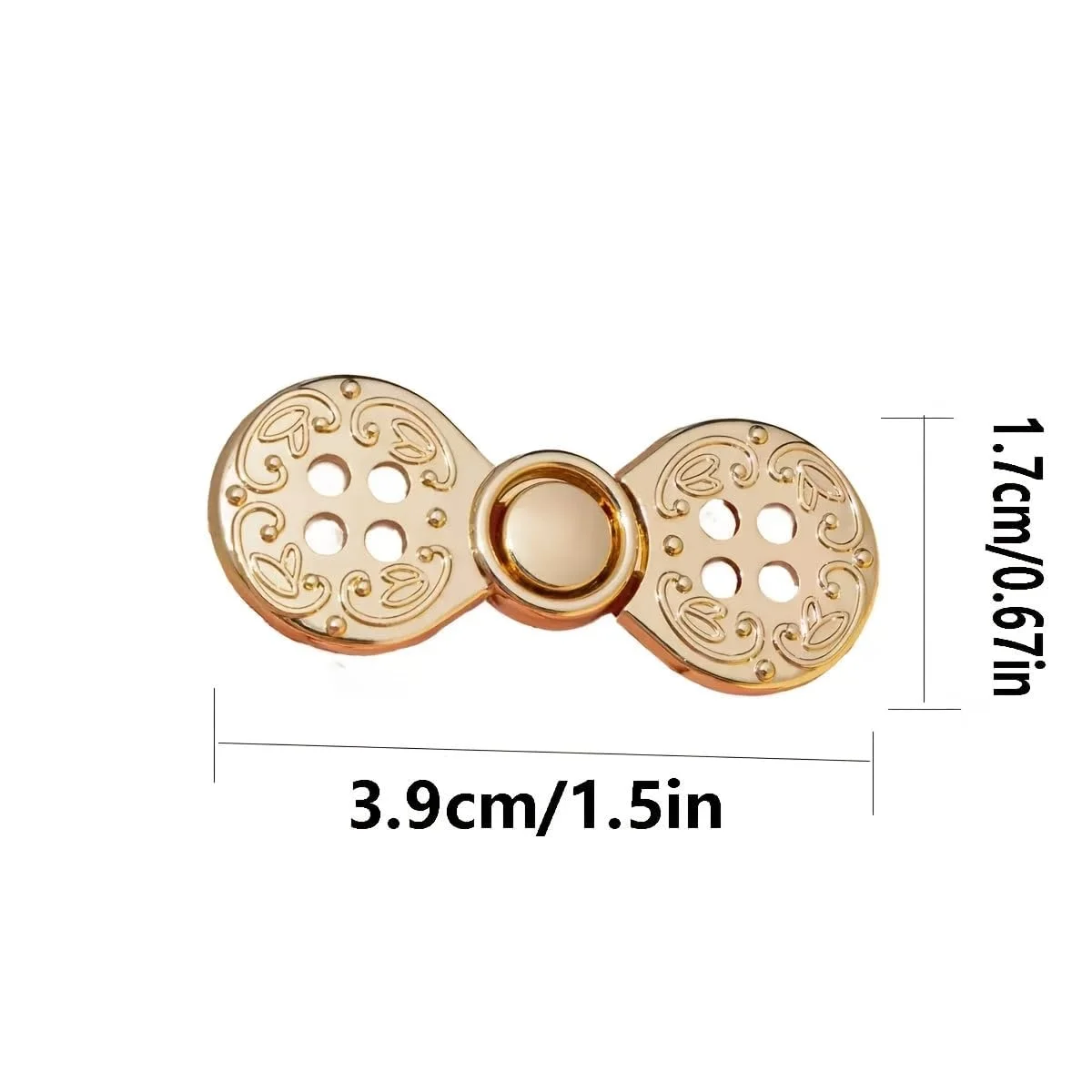 6Pcs/3 Pairs Metal Frogs Button Sew On Closures Clasp Clip Hook  for Jacket Wrap Shawl Accessories DIY Clothes Accessories