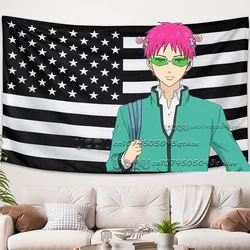 New American Flag Nanxiong Qimu Anime Tapestry Dormitory Bedhead Decoration Sofa Living Room Background Decoration Cloth