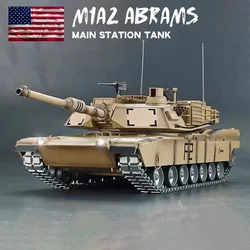 Heng Long 1/16 TK7.0 personalizza 3918 USA M1A2 Abrams RC Tank 360 ° torretta Barrel Recoil BB Shooting TH17803-SMT5 giocattoli per bambini