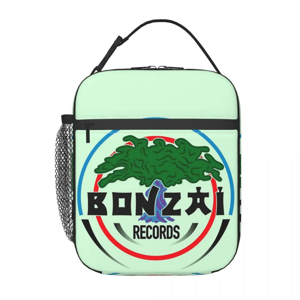Bonzai Records Insulated Lunch Bag for Women Kids Portable Food Boxes Thermal Lunch Box Tote