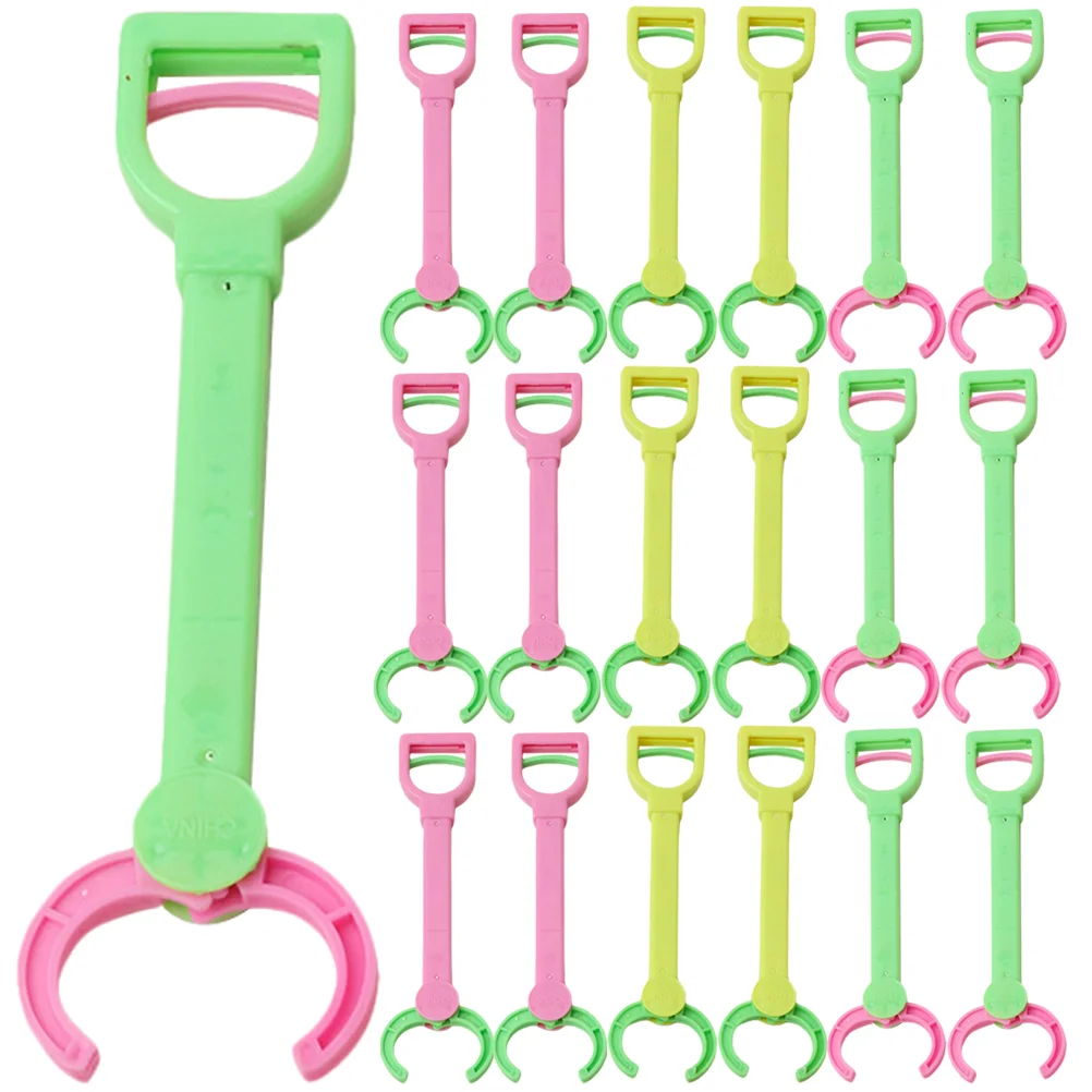 20 Pcs Funny Grasping Toy Mechanical Clip Toys Grabber Educational Tool Plastic Mini Clamp