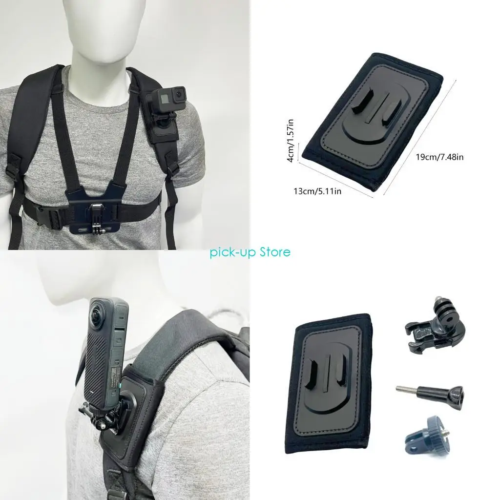 Q5WA System montażu kamery zewnętrznej ze wzmocnionym paskiem barku i elastycznym złączem