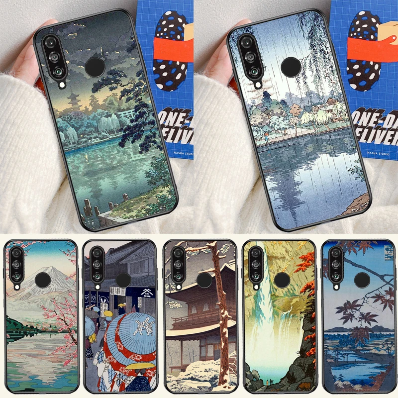 Ukiyo-e Japanese Style Art For Huawei Nova 9 10 SE 12i 12s 11i 5T Y91 Y90 Y60 Y70 Y72 Y61 P60 Pro P20 P30 P40 Lite Case