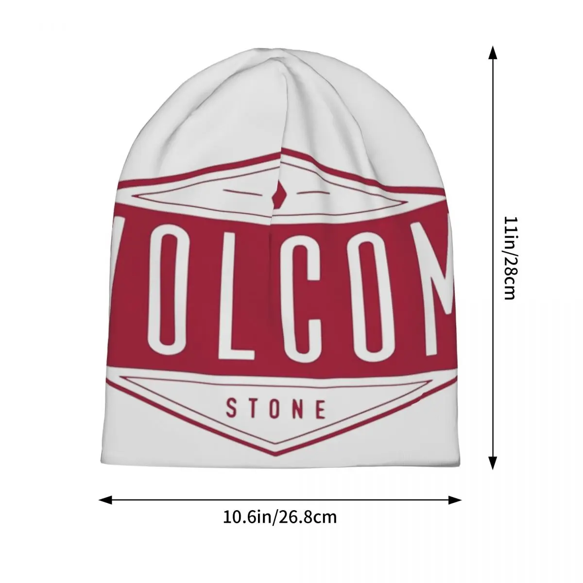 Volcom-Logo Autumn Winter Beanie Skullies Bonnet Hat Man New Arrival Warm Head Wrap Bonnet Knitted Hat