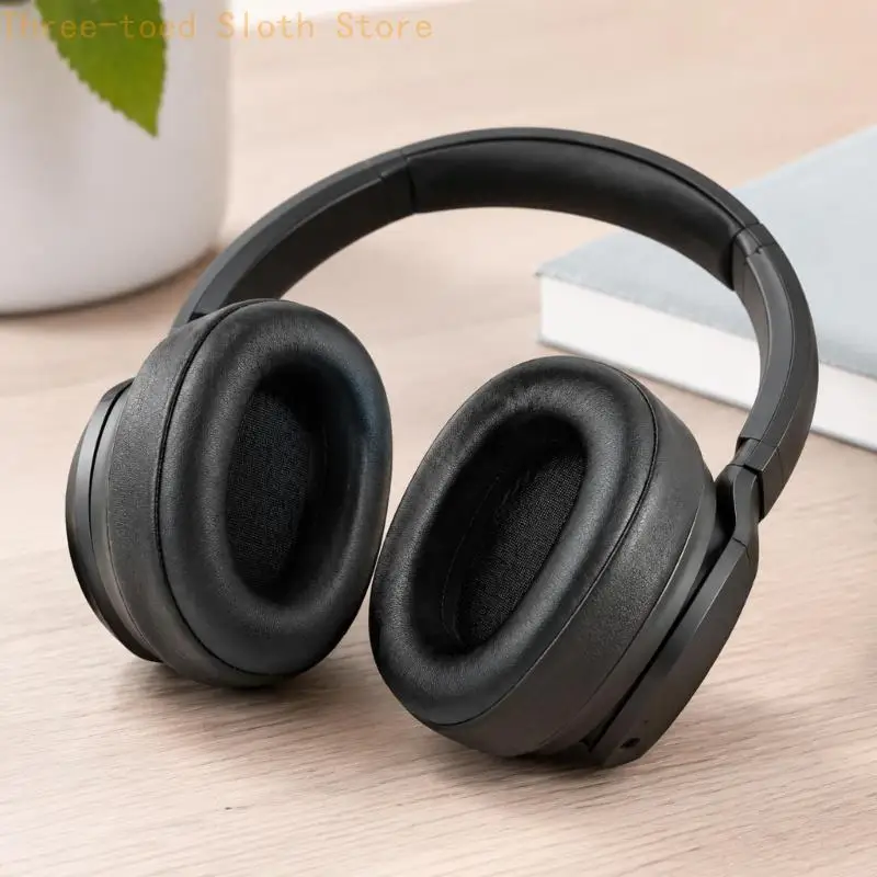 EarCup-Ohrpolster-Reparaturset für PM3-Kopfhörer, Paar Ersatz-Ohrpolster aus schwarzem Schaumstoff zum Abziehen oder Abflachen – Detail 5