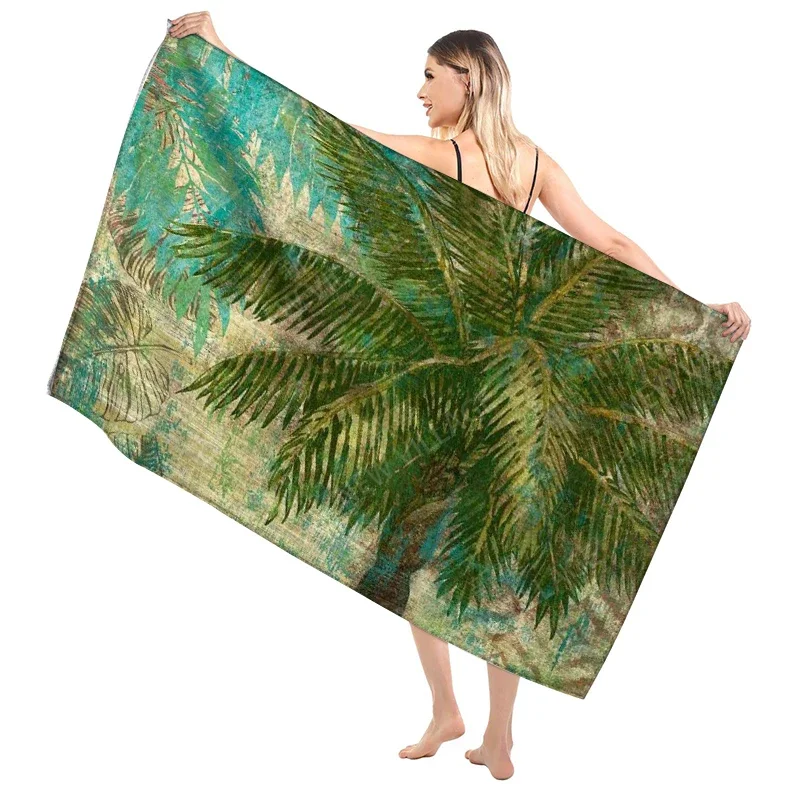 Hawaiian style bathroom adult soft bath towel sauna large beach towel modern fitness towel hotel women's shower quick drying