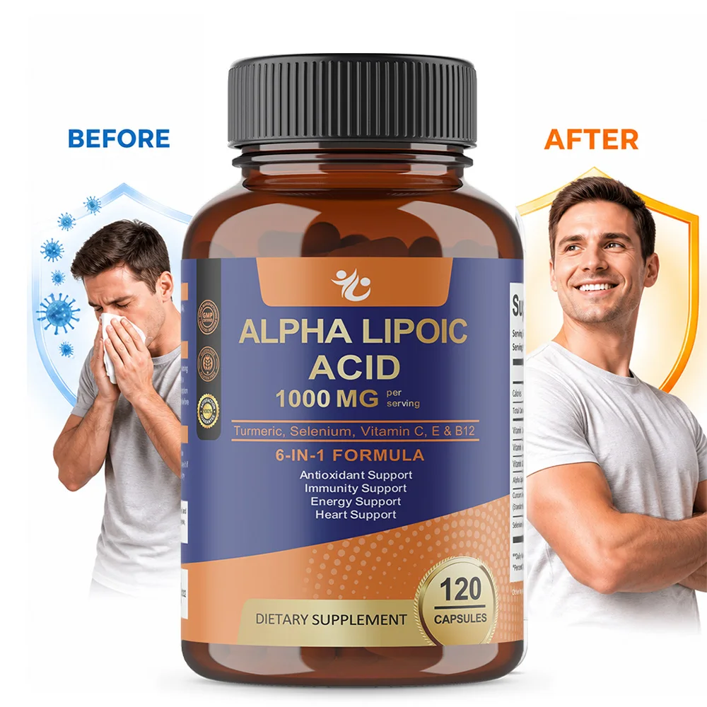 Alpha Lipoic Acid - Support Brain and Heart Health Cognitive Function, Relax Nervous