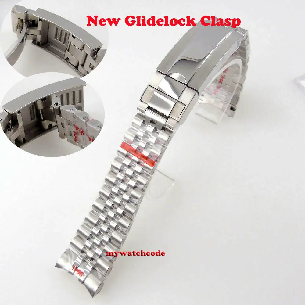 

20mm Jubilee Stainless Steel Solid Glidelock Bracelet FIT 40mm SUB Watch