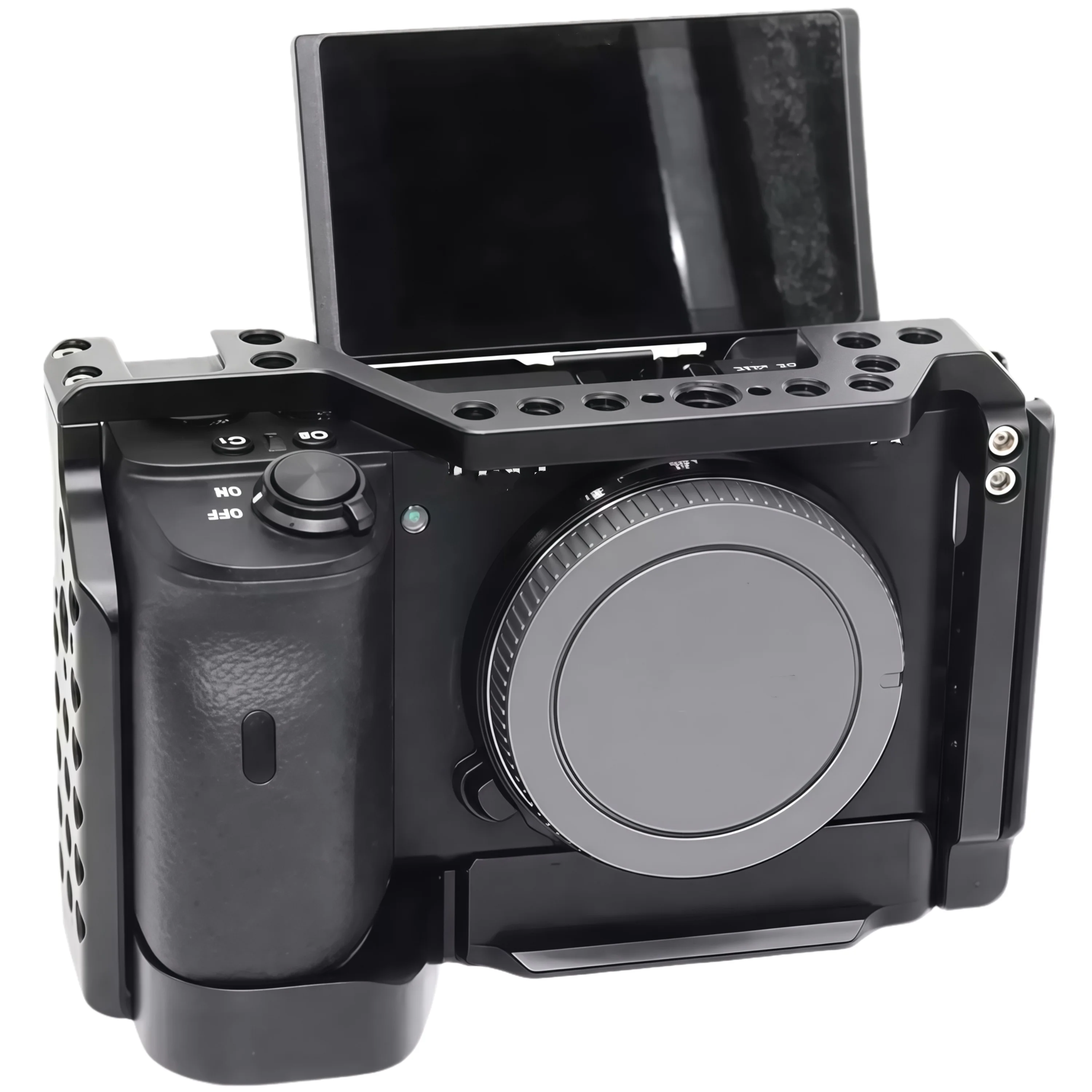 

Camera cage quick release stabilizer suitable for Sony A6600 VLOG expansion Aluminum alloy protective frame