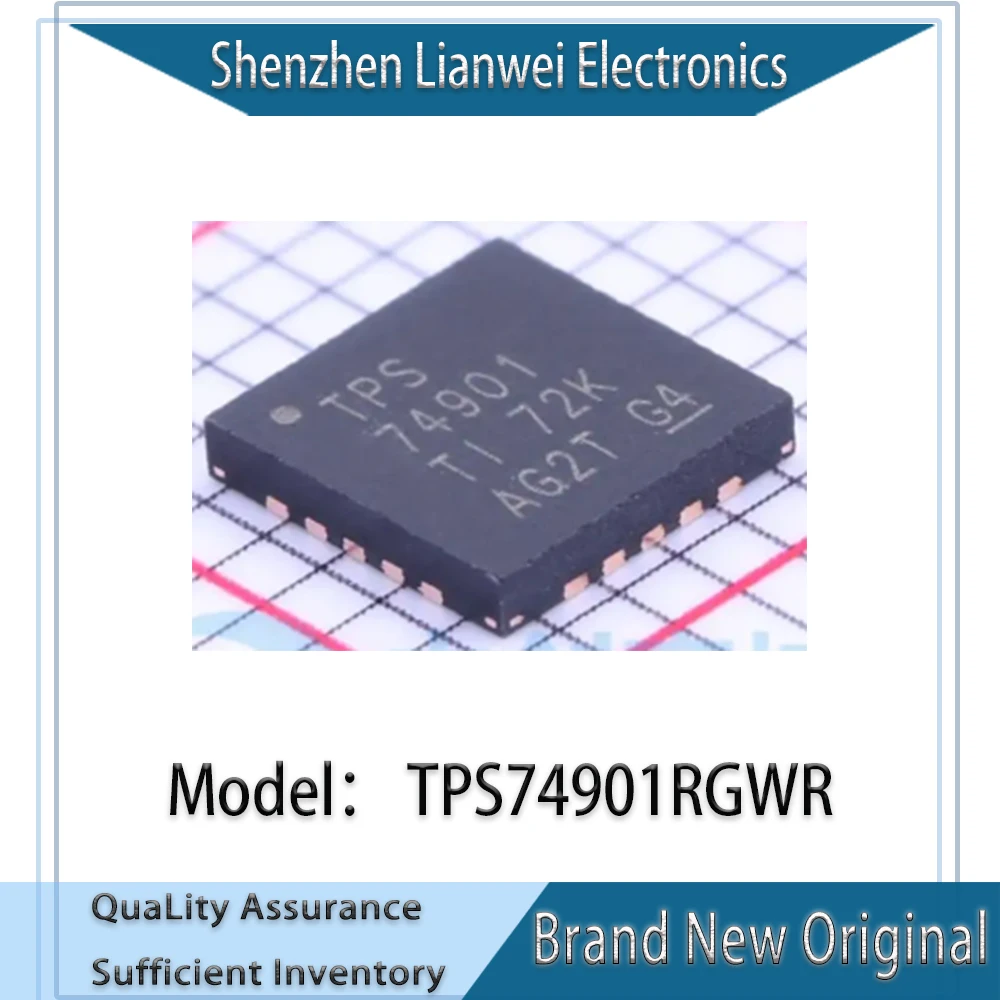 100% New Original TPS74901RGWR TPS74901 PMIC Chipset VQFN-20