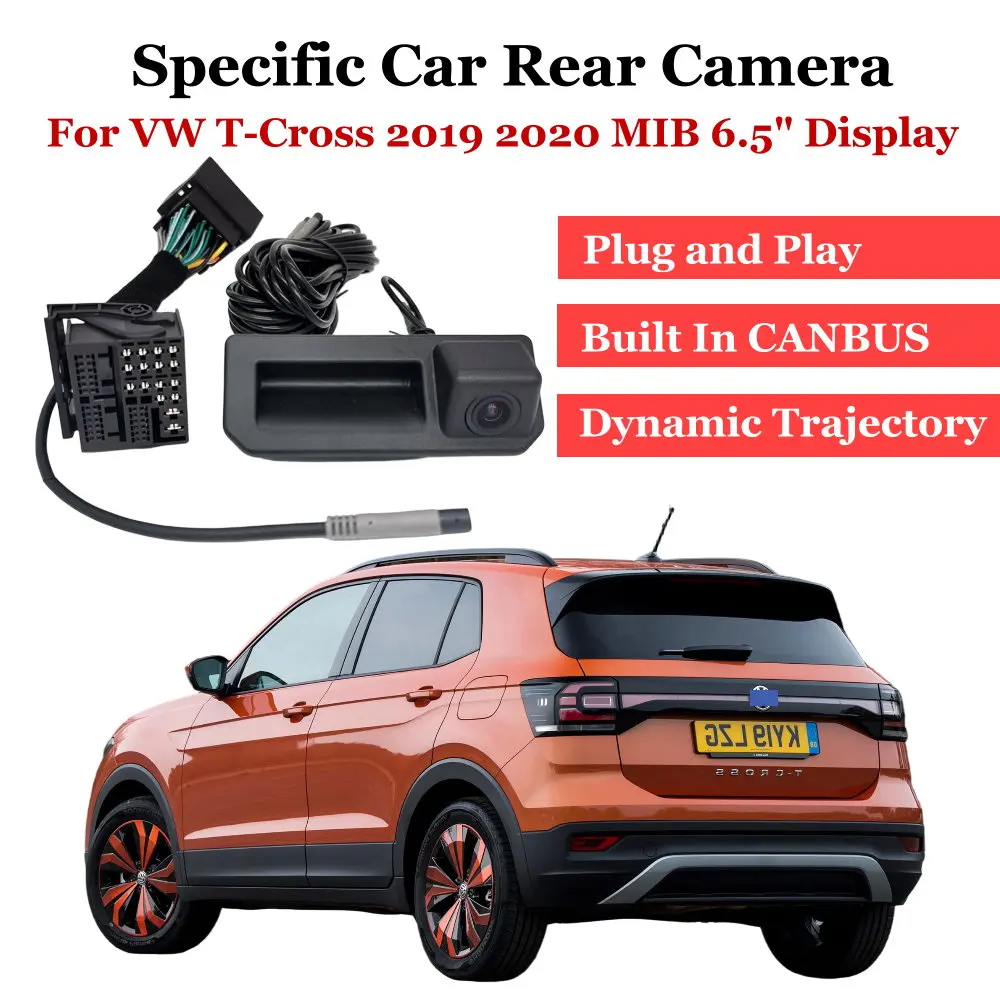 Plug & Play Car Backup Camera For Volkswagen VW T-Cross Tacqua 2019-2022 MQB MIB 6.5