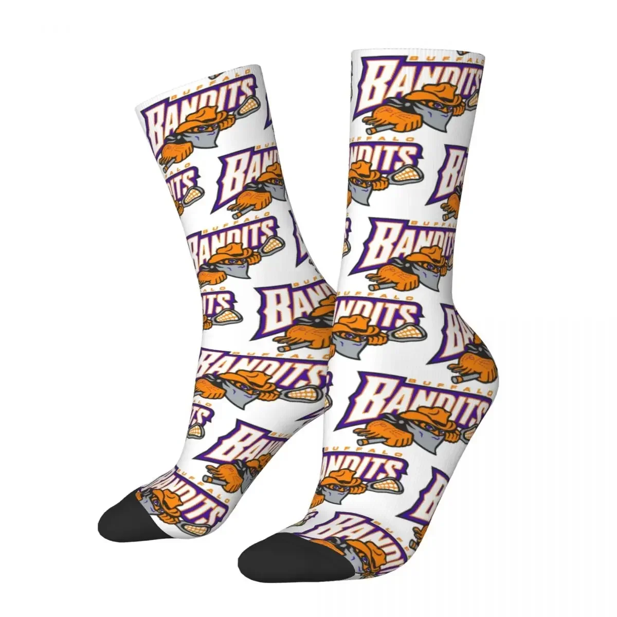 Buffalo Bandits Logo Design Socks Harajuku Super Soft Stockings All Season Long  Accessories for Unisex Gifts