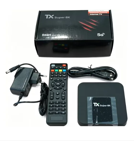 Caja de TV inteligente Android 11 [Original] Super Value TX Super 8K, versión Global Market, reproductor multimedia, 2GB 16GB, Wifi, decodificador de TV.