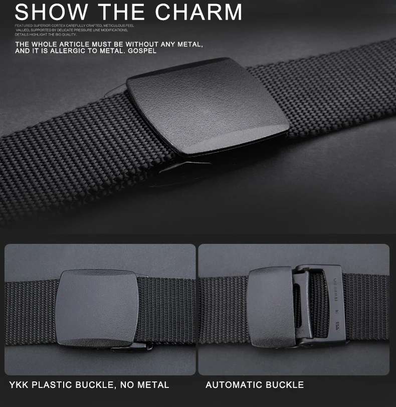 Automatische Schnalle Nylon Gürtel Männliche Armee Taktische Gürtel Herren Militär Taille Leinwand Gürtel Cummerbunds Hohe Qualität Strap – Detail 4