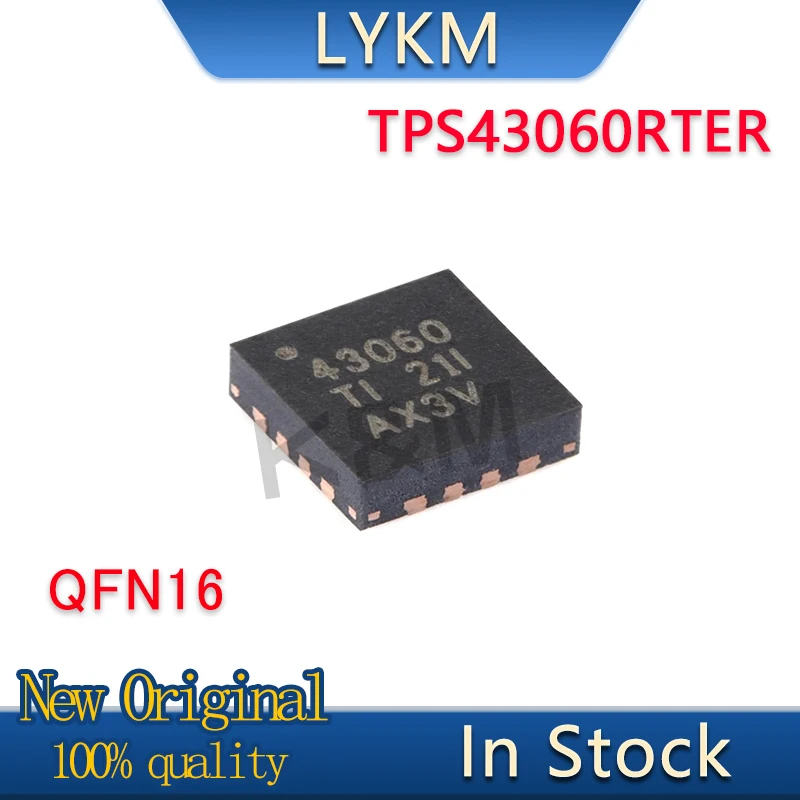 5-10/PCS New Original TPS43060RTER TPS43060RTET TPS43060 43060 QFN16 DC-DC power chip n Stock