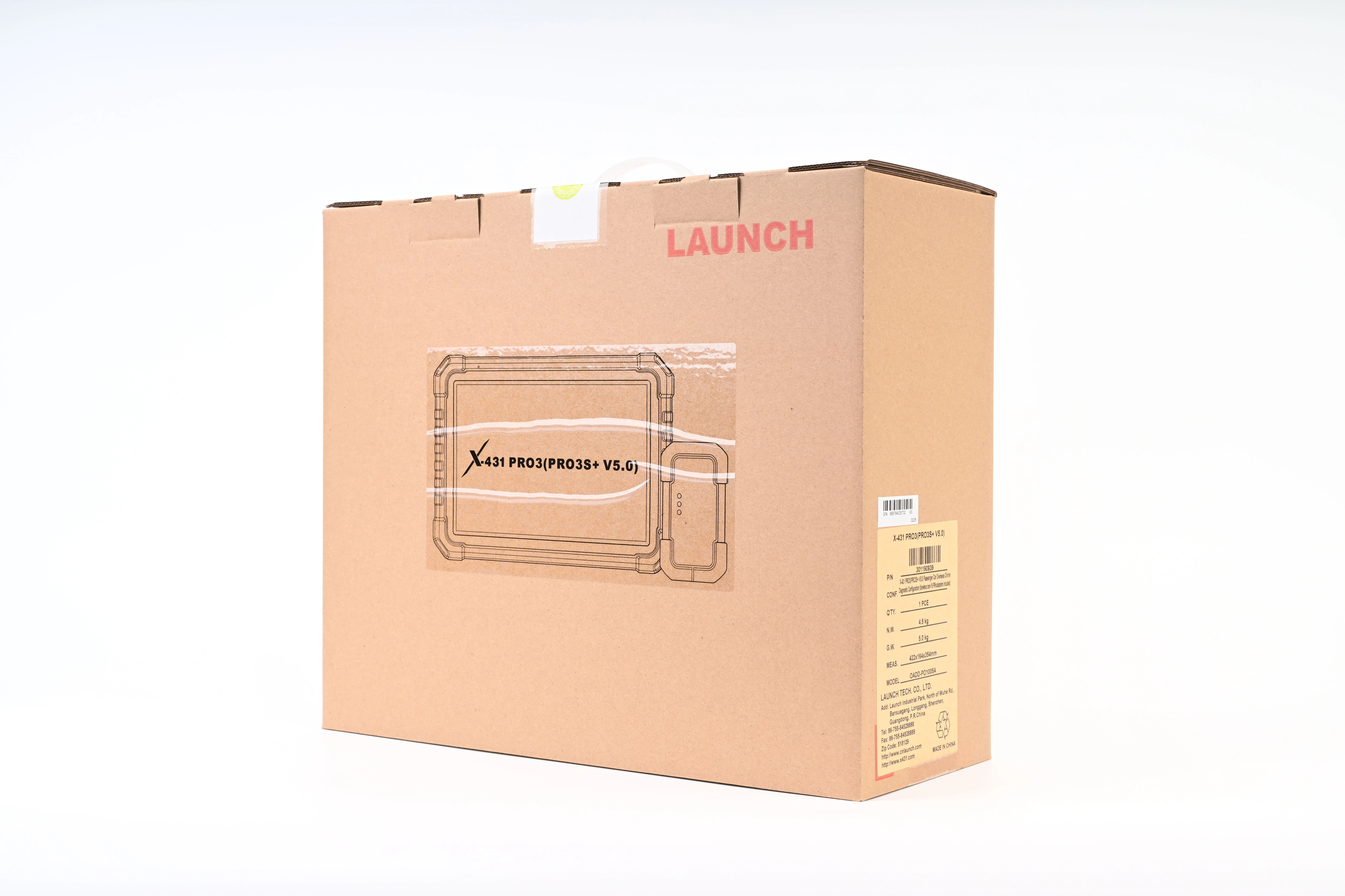 X431 PRO3S V5.0 ماسح ضوئي للسيارة LAUN CH X431 PRO3S + أدوات تشخيص السيارات الماسح الضوئي OB D Obd2