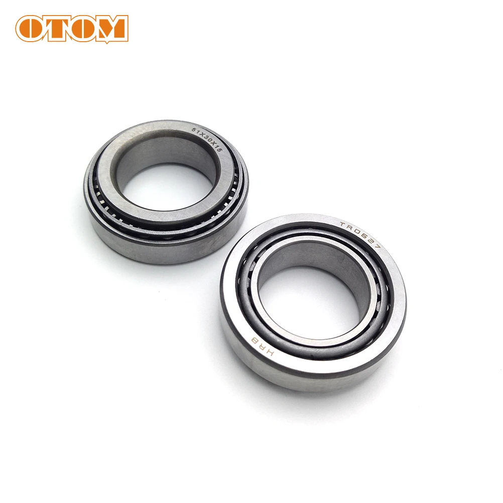 OTOM Steering Stem Bearings Set For HONDA CR125R CRF250R CRF450X CRF450RX Dirt Bike Directional Column Bearing Cub Steering Nuts