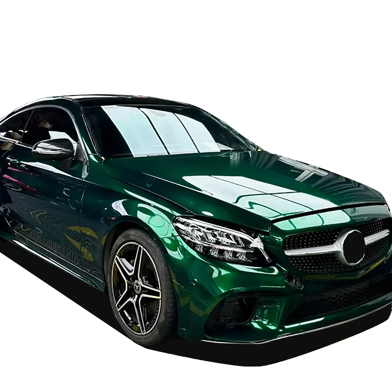 

Glossy PET Liquid Metal Agate Green Car Body Decoration Sticker Car Wrap Vinyl Gloss Metallic Green Color Changing Film