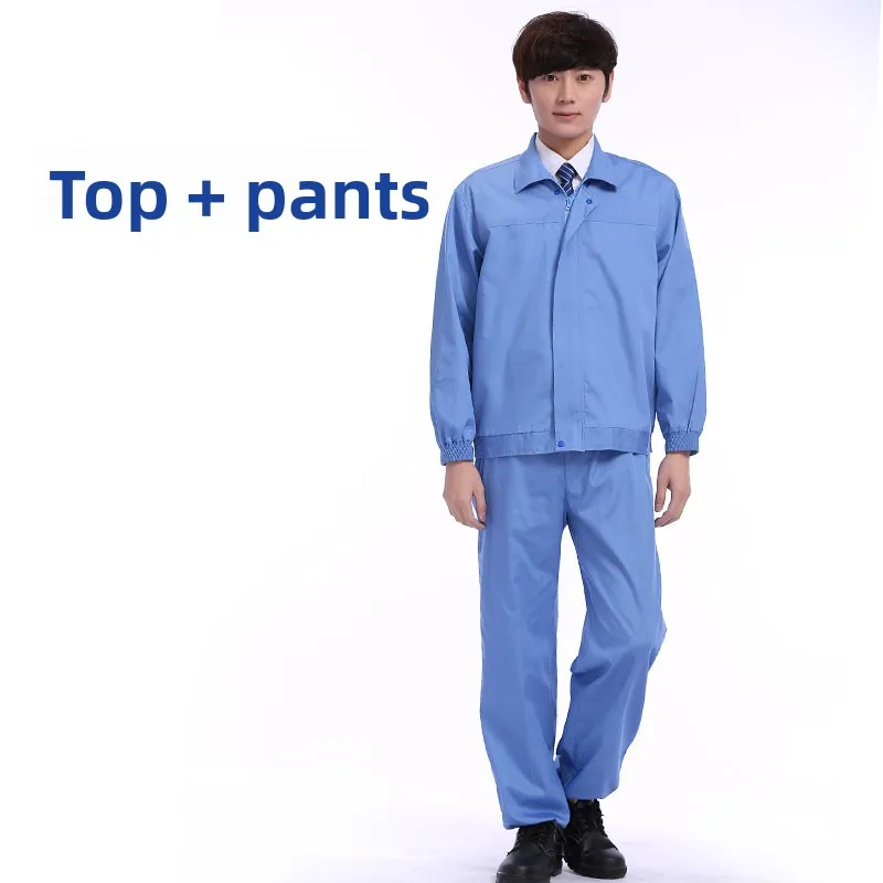 Variant: Blue top + pants