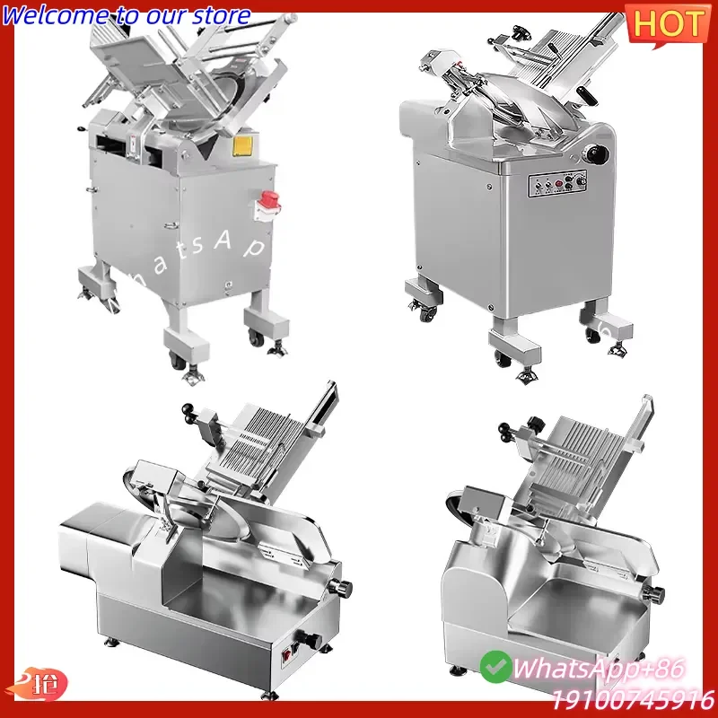 2026Hot Custom Automatic Meat Slicer Commercial Vegetable Frozen Meat Slicer Grinders Slicers Machine for Restaurant