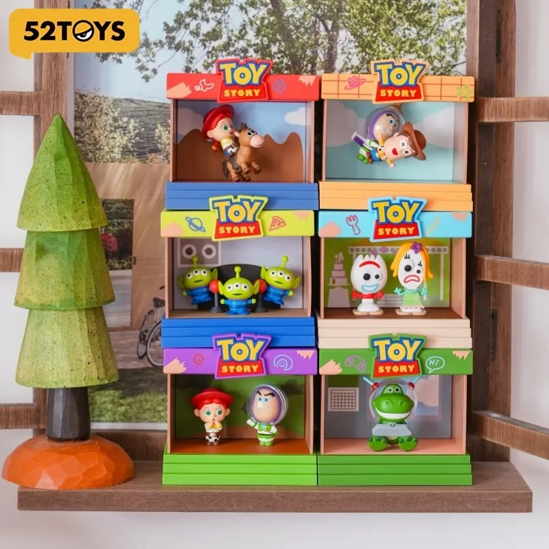 

52Toys Disney Toy Story Blind Box Classic Movie Moments Trendy Collectible Figurine Desktop Display Home Decor Collection