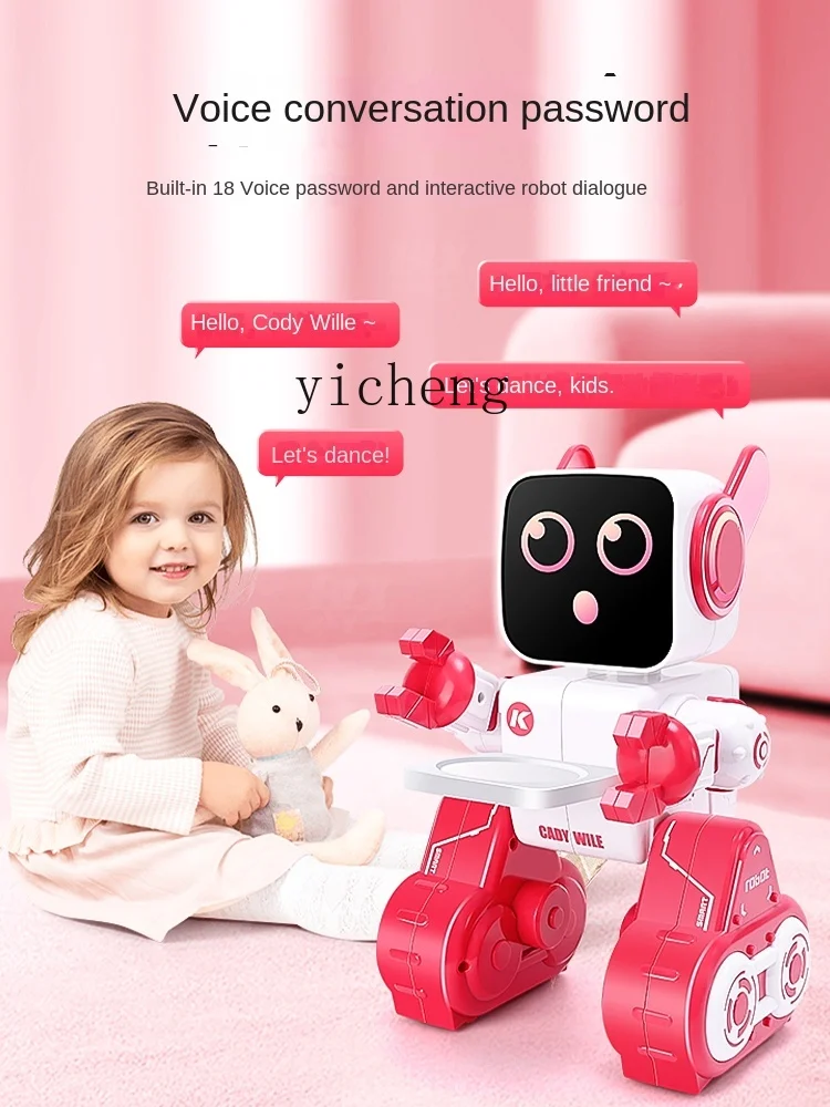 Tqh Child Robot Intelligent Voice Dialogue Remote Control Programming Early Education Electric Toy