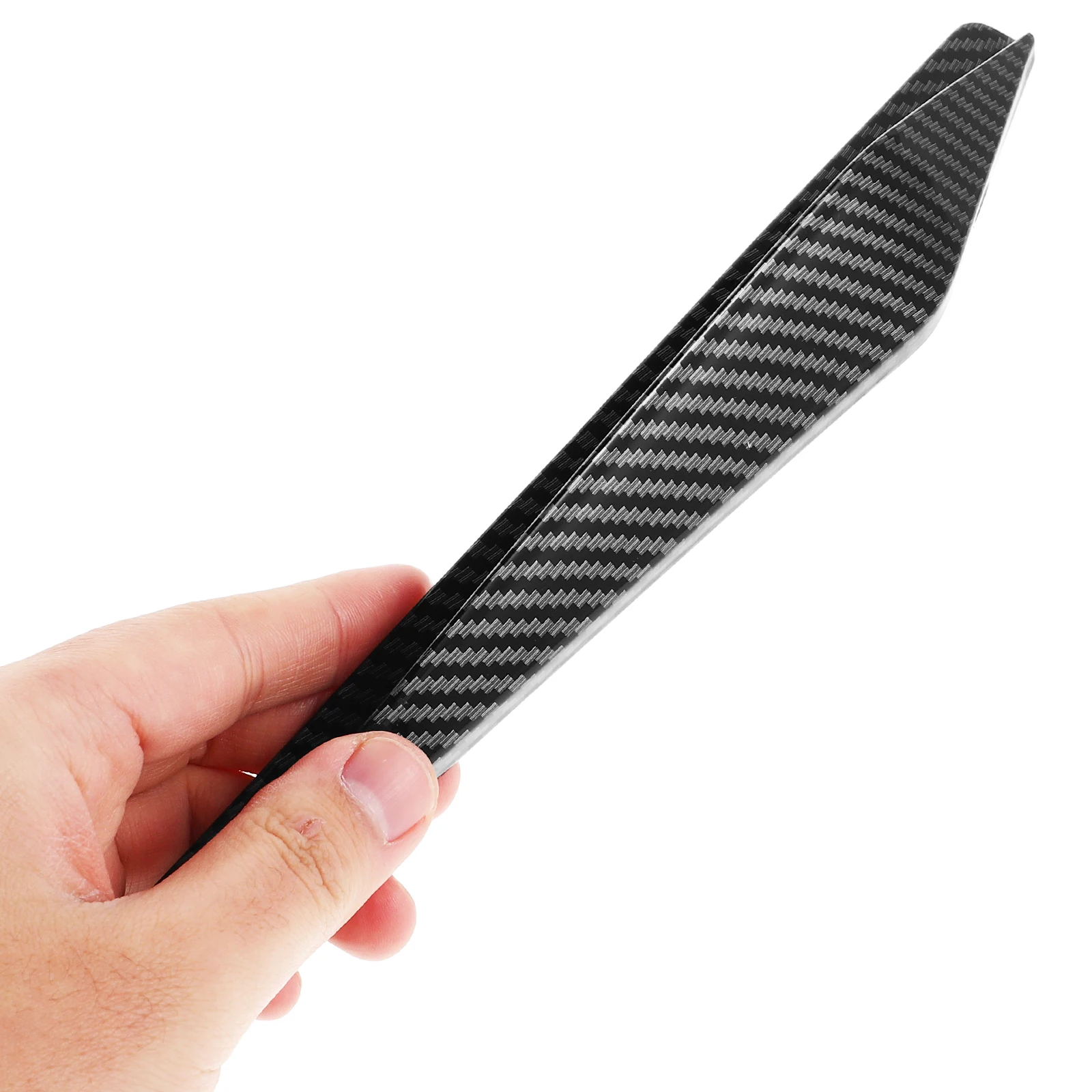 

4pcs Universal Car Wheel Eyebrow Anti-Collision Strips Carbon Fiber Bumper Protectors Trim Accessories for SUV Tire Arch