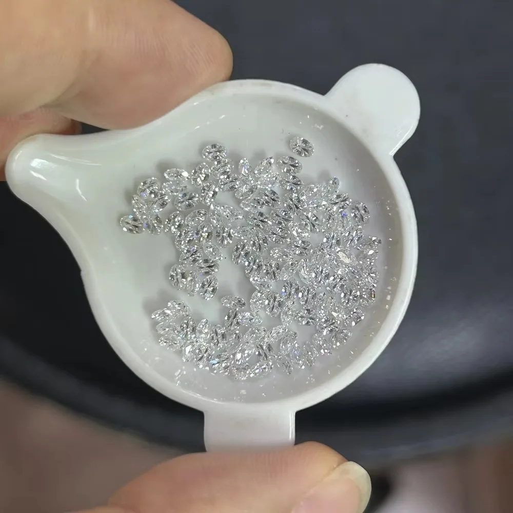 1CT Oval Shape DEF VVS-VS Melee Lab Grown Diamonds 1.5X2mm~5X7mm Small Loose Lab Created Diamond Wholesale