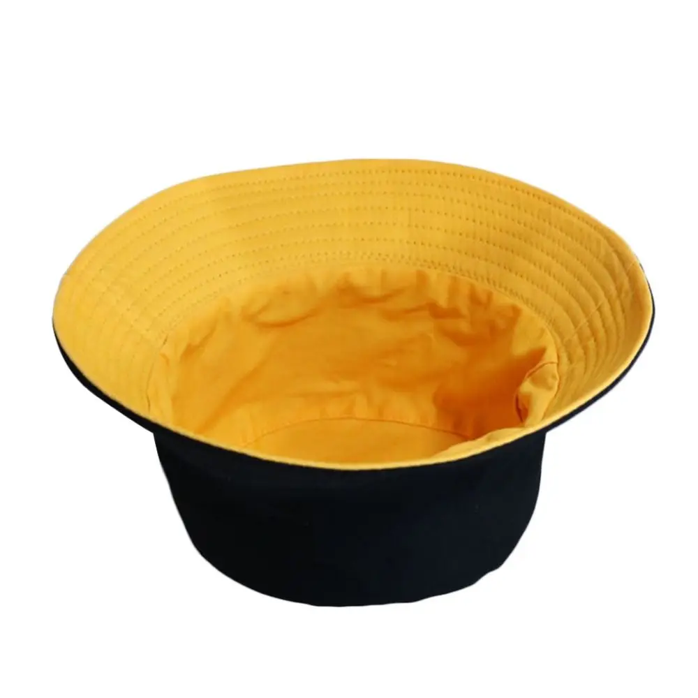Spring Summer Double-Sided Bucket Hat Big Brim Sun Protection Beach Cap Portable Foldable Panama Hat Women Men