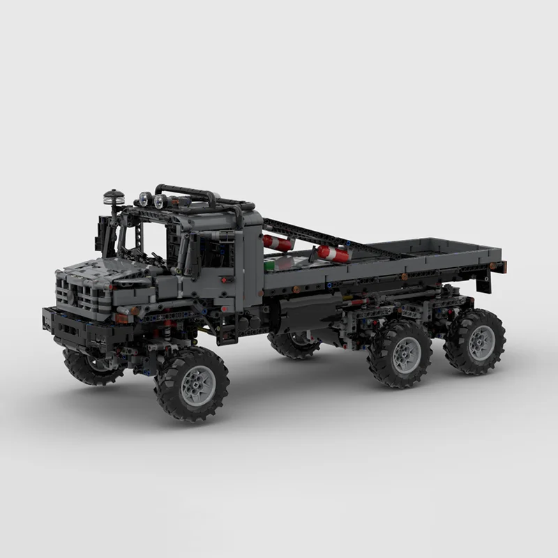 Urban Vehicle Moc Building Bricks Modular Trial Truck Model Technology Blocks Christmas DIY Toy Construction Holiday Gifts