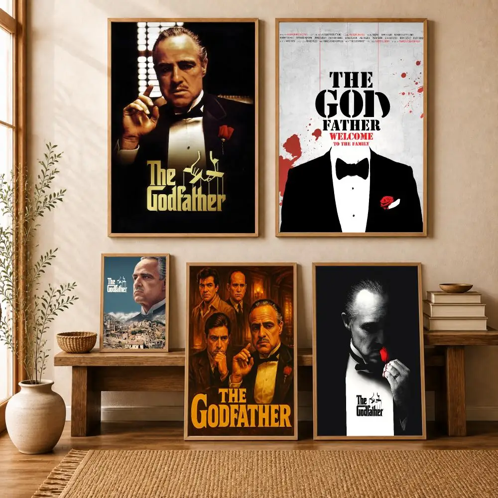 The G-Godfather Classic Movie Poster Modern Home Living Bedroom Bar Hallway Waterproof Wall Art Aesthetic Decor