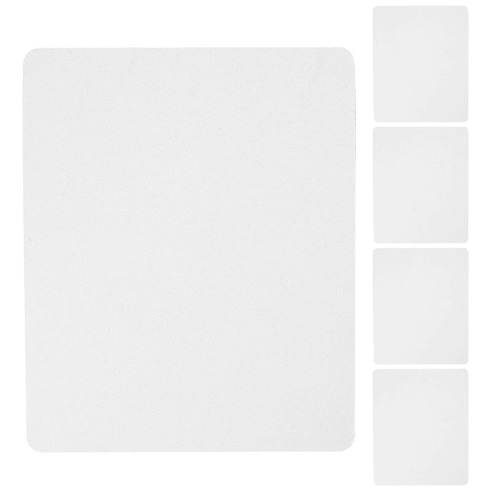 5Pcs Blank Sublimation Mouse Pads Premium Rubber Base Comfortable Smooth Surface for Gaming Computer Desk Sublimation Printing