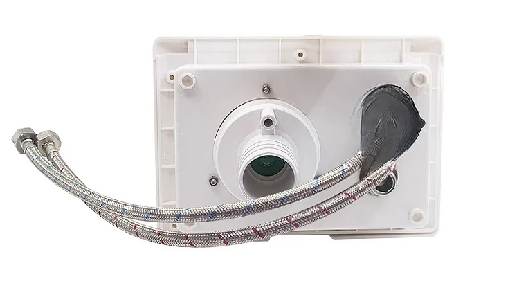 Caja de agua integrada para RV, complemento de agua por gravedad, salida de grifo de entrada de conexión rápida para campamento