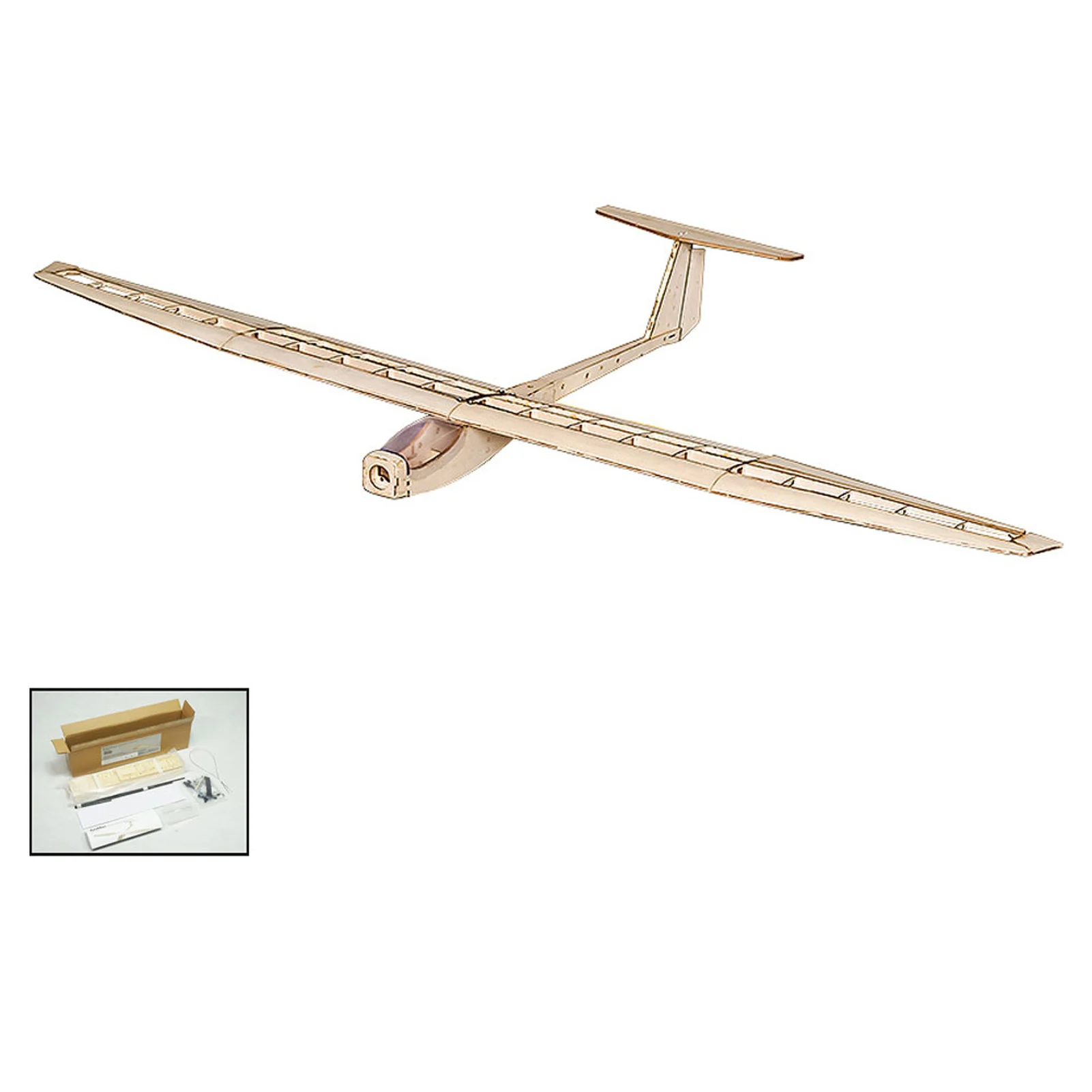 Balsa Fixed-wing F1501 Balsa Airplane Glider 1550mm Wingspan Easy to Control Wood Aircraft DIY Kit