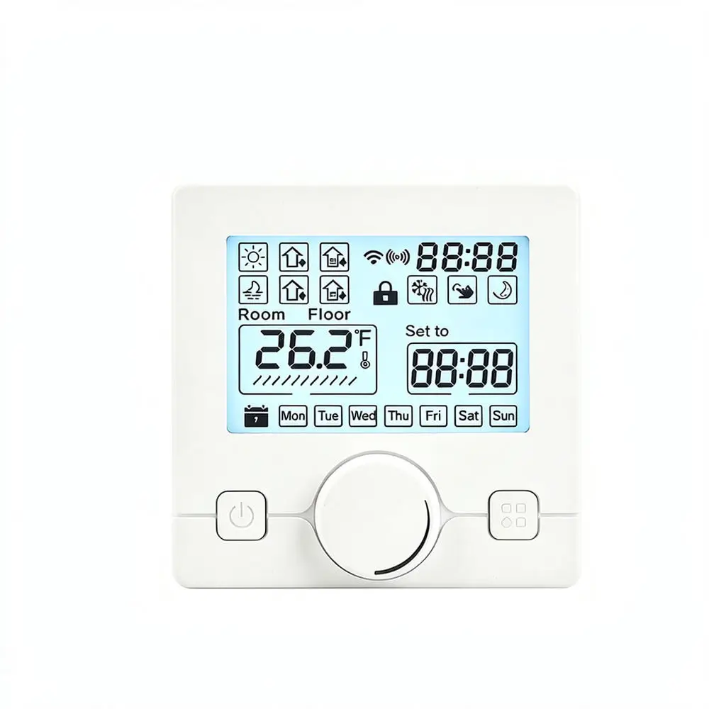 For For OADOBO WiFi Smart Thermostat Electric Water Floor Heating Controller App Rotary Temperature Regulator Easy Setup