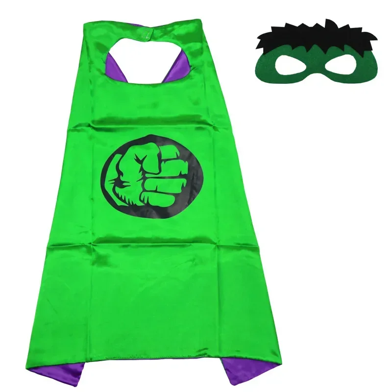 Super Hero Maskerade Masker Cape Mantel Anime Spider Man Batman Mantel Actie Captain America Figuur Speelgoed Cosplay Kind Feestcadeaus