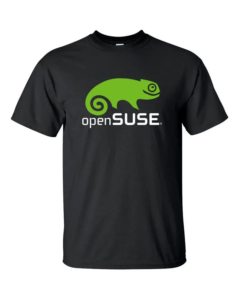 

openSUSE Linux Logo Men's Black T-Shirt S-3XL