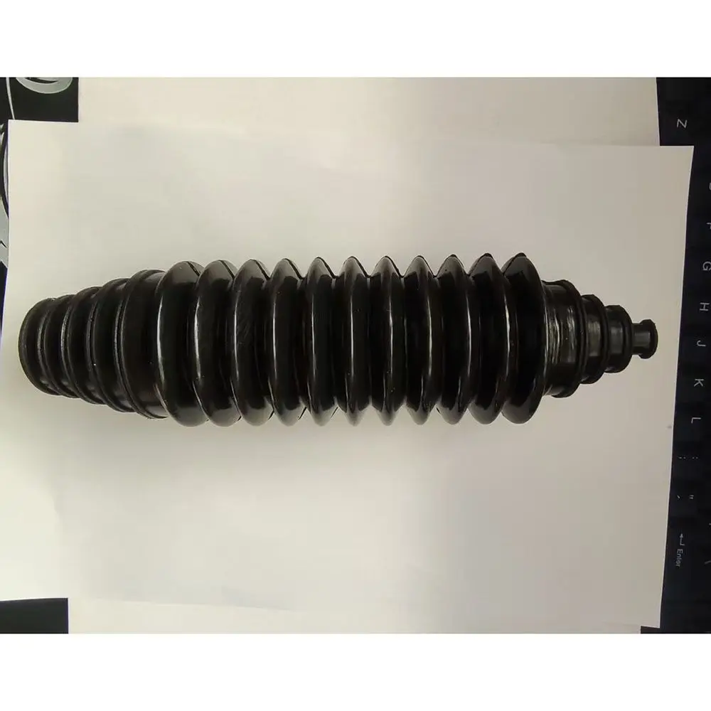 2 Sets Flexible Power Steering Rack Pinion Dustproof Wear-Resistant Bellow Boot Fit Universal With Clamps Joint Boot