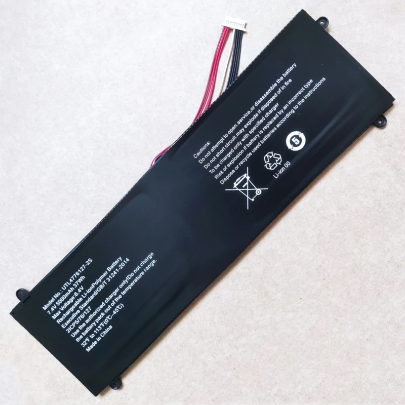 For Atvio E1415A UTL-3285131-2S UTL-3576127-2S Laptop Battery 7.4V 7.6V 37Wh 38Wh 5000mAh For ATVIO W1415A ZED AIR PLUS Notebook