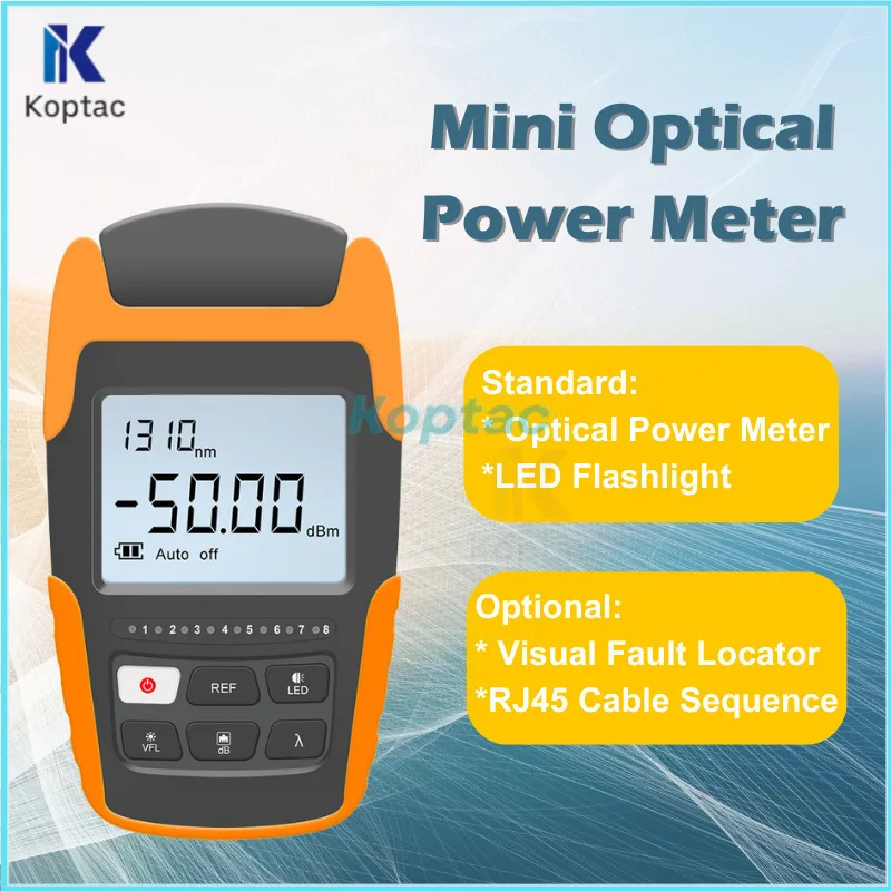 Fiber Optical Multifunctional Optical Power Meter TL530 Powerful OPM LED Lighting Optional: Red Light Network Testing VFL FTTH
