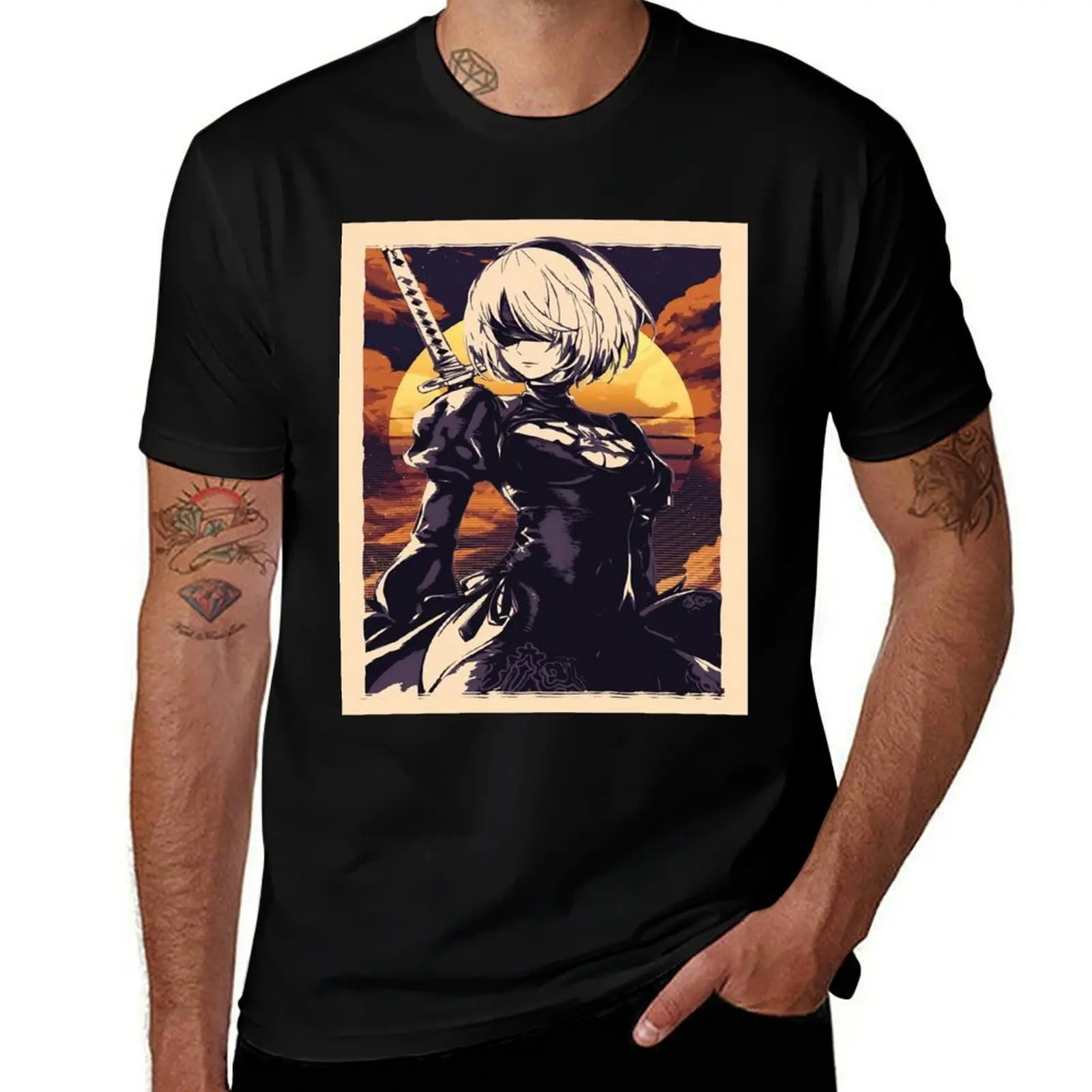 

shirt T-Shirt man automata t man 100% shirt quality shirts T-Shirt nier for cotton cotton man t high t