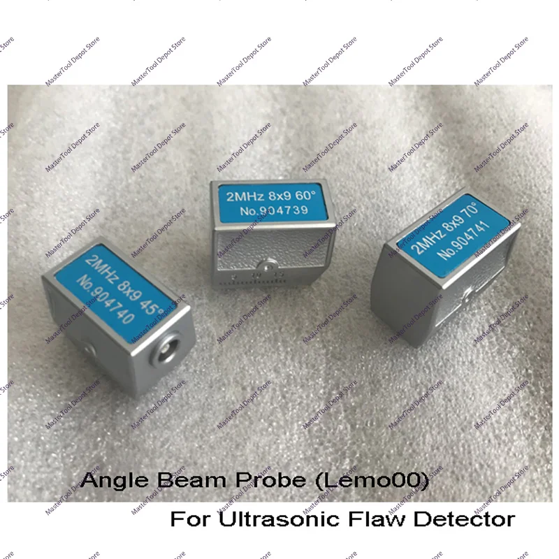 8x9 Angle Probe Transducer 2MHz 4MHz 45/60/70 for Ultrasonic Testing NDT Probe Transducer