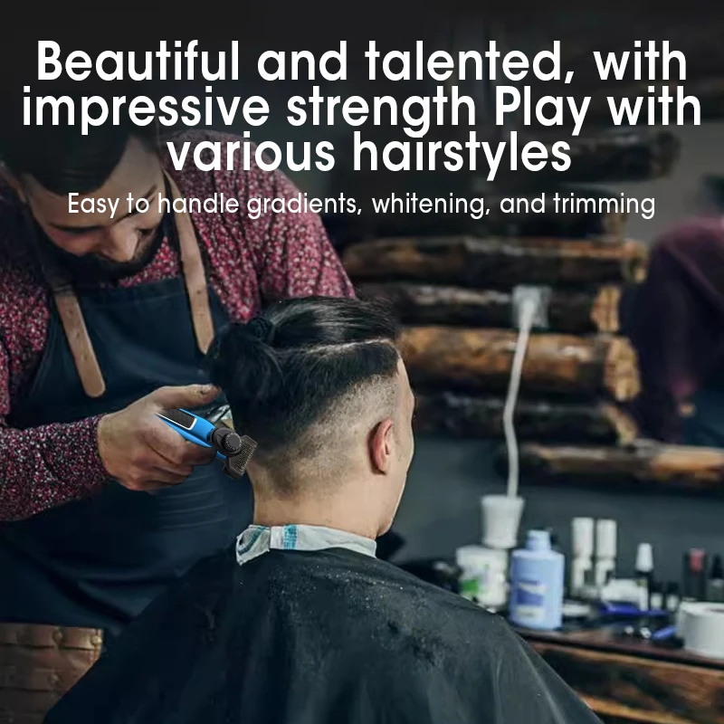 Youpin 982 Juego de recortador de barba para hombres, afeitadora de pelo, peluquero corporal, Kit de aseo 4 en 1, traje recargable para hombres