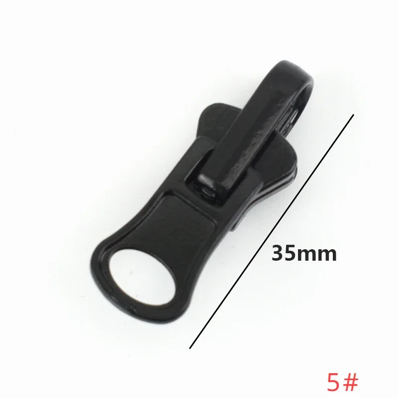 5 Stück 3 # 5 # 8 # 10 # Reißverschlussschieber für Harz-Reißverschlüsse, doppelter/drehbarer Zuglaschenkopf, Kleidung, Nähen, Reißverschlusszieher, austauschbares Zubehör