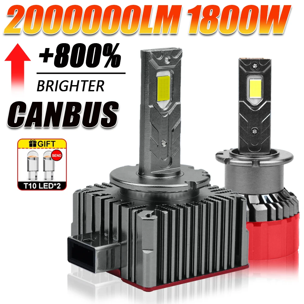 

D1S D3S LED Canbus Super Bright Car Lights 6000K Xenon D2S D4S D1R D3R D2R D4R D8S Auto Headlight Bulb Super Bright HID Headlamp