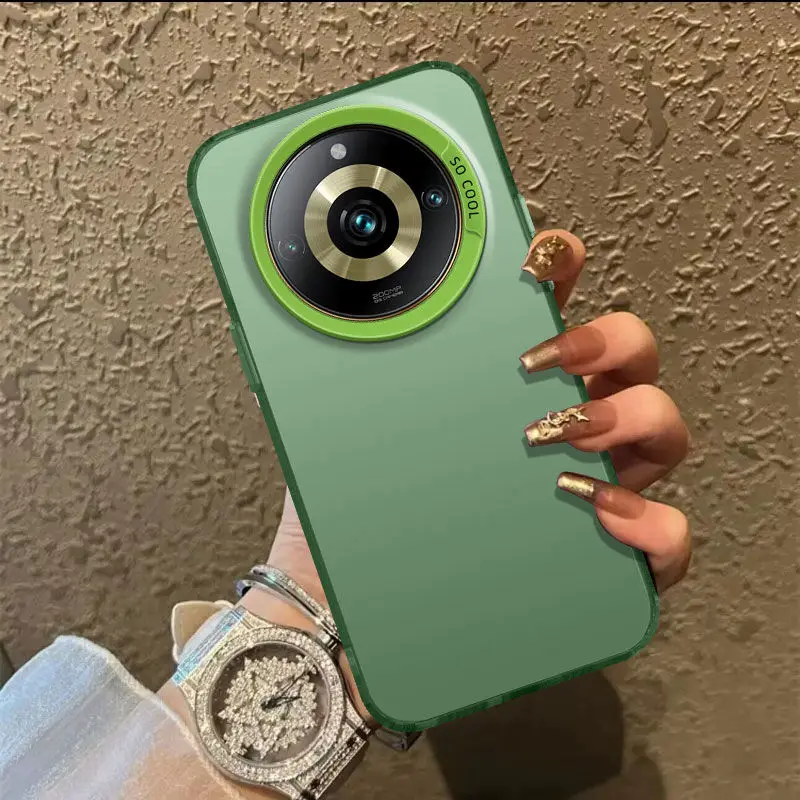 Für Realme 11 Pro 5G Hülle Realme 11 Pro+ Narzo 60 Pro Handyhülle Luxus Laser Metallic Aurora Farbe stoßfeste Stoßstangenabdeckung