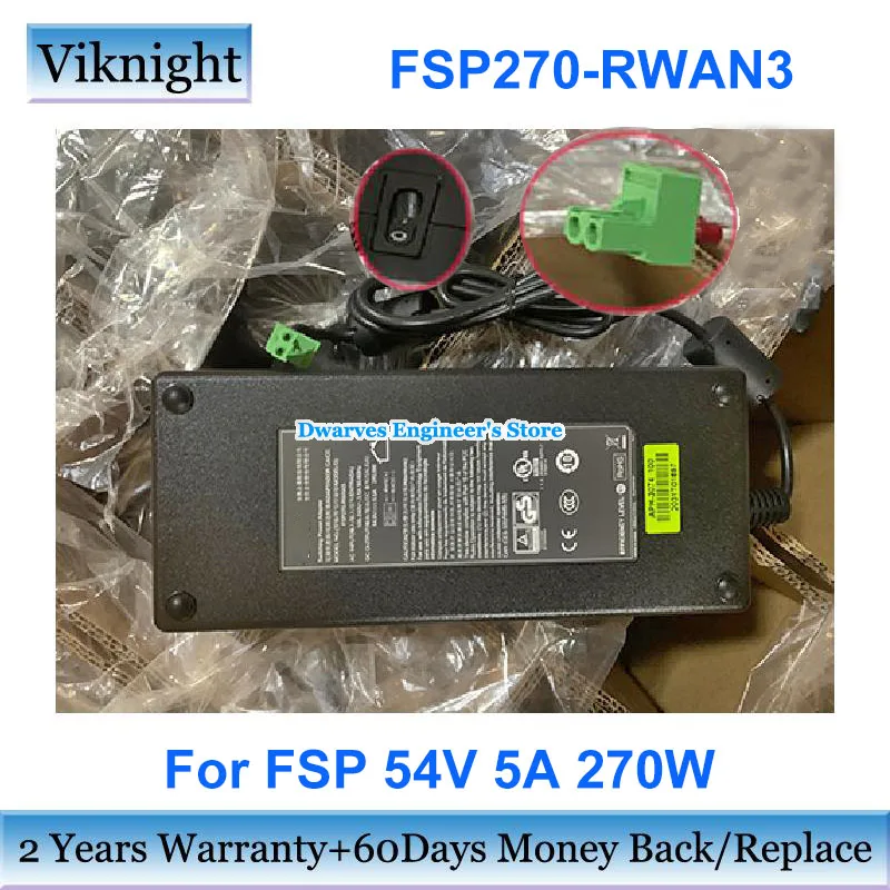 Genuine FSP 54V 5A 270W AC Adapter FSP270-RWAN3 Laptop Charger APH-3074 100 74002700 Power Supply Special 2 Pins