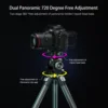 BAFANG 볼 헤드 Sony Nikon Canon DSLR 카메라 파노라마 헤드 Arca 스위스 삼각대 삼각대 및 액세서리 기어 헤드 파노라마 헤드 5